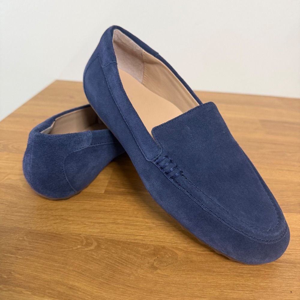 ABEO‎ Harbor 3880 Womens Navy Blue Suede Driving Loafers Flats Size 7.5 Neutral